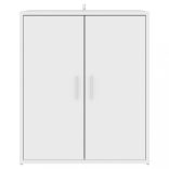 fehér szerelt fa cipősszekrény 60 x 35 x 70 cm