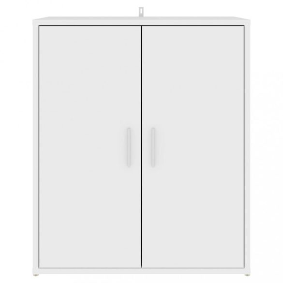 fehér szerelt fa cipősszekrény 60 x 35 x 70 cm