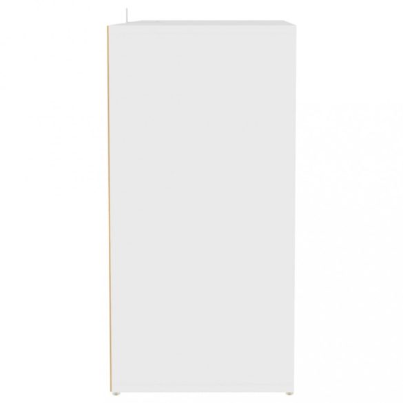 fehér szerelt fa cipősszekrény 60 x 35 x 70 cm