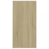 2 db sonoma tölgy színű szerelt fa cipősszekrény 31,5x35x70 cm