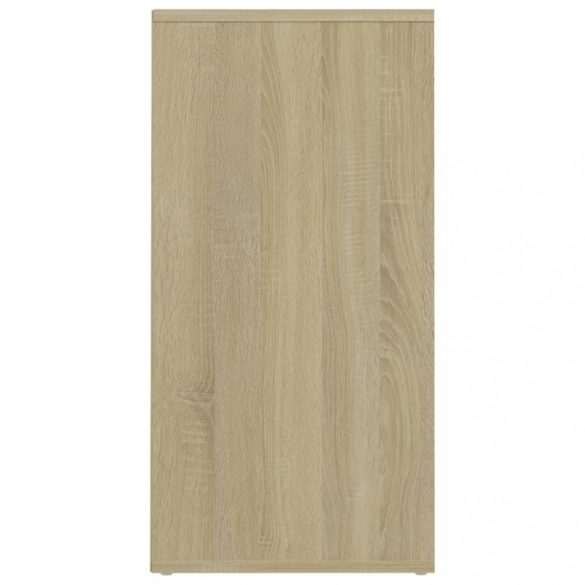 2 db sonoma tölgy színű szerelt fa cipősszekrény 31,5x35x70 cm