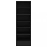 fekete szerelt fa cipősszekrény 31,5 x 35 x 90 cm