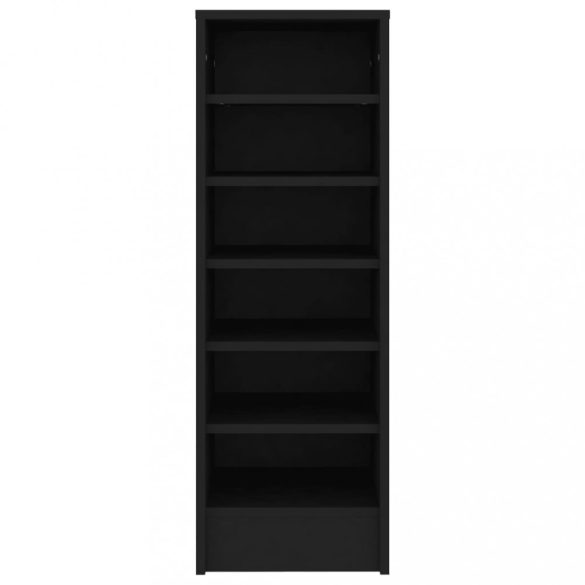 fekete szerelt fa cipősszekrény 31,5 x 35 x 90 cm