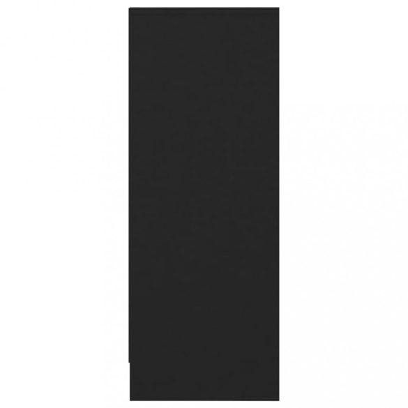 fekete szerelt fa cipősszekrény 31,5 x 35 x 90 cm