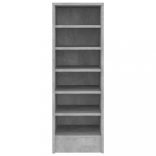 betonszürke szerelt fa cipősszekrény 31,5 x 35 x 90 cm