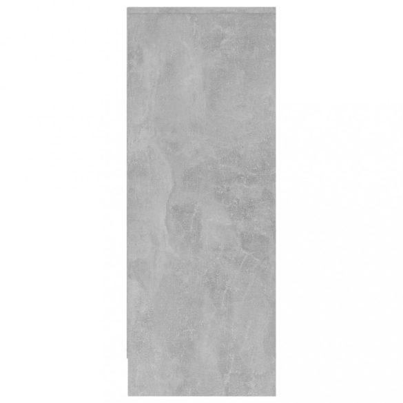 betonszürke szerelt fa cipősszekrény 31,5 x 35 x 90 cm