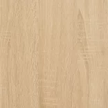 sonoma tölgy színű szerelt fa kisasztal 33 x 33 x 34,5 cm