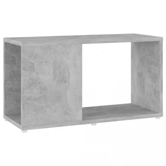 betonszürke szerelt fa TV-szekrény 60 x 24 x 32 cm