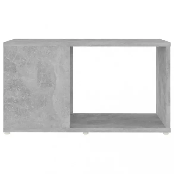 betonszürke szerelt fa TV-szekrény 60 x 24 x 32 cm