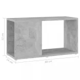 betonszürke szerelt fa TV-szekrény 60 x 24 x 32 cm