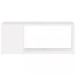 fehér szerelt fa TV-szekrény 80 x 24 x 32 cm