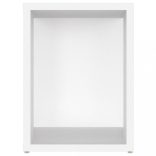 fehér szerelt fa TV-szekrény 80 x 24 x 32 cm