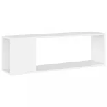 fehér szerelt fa TV-szekrény 100 x 24 x 32 cm