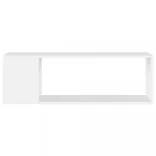 fehér szerelt fa TV-szekrény 100 x 24 x 32 cm