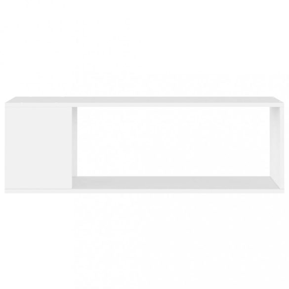 fehér szerelt fa TV-szekrény 100 x 24 x 32 cm