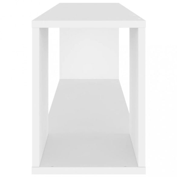 fehér szerelt fa TV-szekrény 100 x 24 x 32 cm