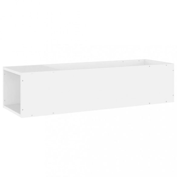 fehér szerelt fa TV-szekrény 100 x 24 x 32 cm