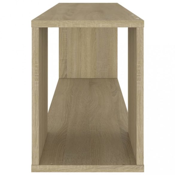 sonoma tölgy színű szerelt fa TV-szekrény 100 x 24 x 32 cm