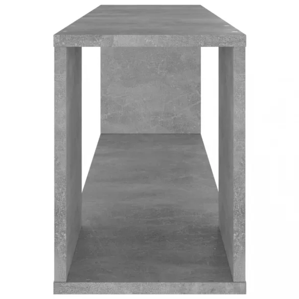 betonszürke szerelt fa TV-szekrény 100 x 24 x 32 cm