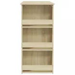 sonoma tölgy színű bárasztal tárolópolccal 102 x 50 x 103,5 cm