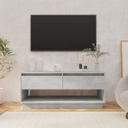 betonszürke szerelt fa TV-szekrény 102x41x44 cm