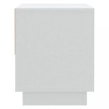 2 db fehér forgácslap éjjeliszekrény 45 x 34 x 44 cm