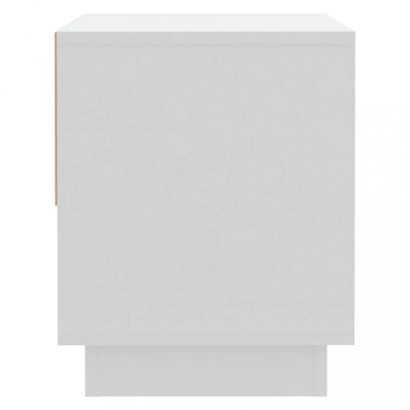 2 db fehér forgácslap éjjeliszekrény 45 x 34 x 44 cm