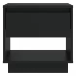 fekete forgácslap éjjeliszekrény 45 x 34 x 44 cm