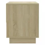 2 db sonoma tölgy színű szerelt fa éjjeliszekrény 45x34x44 cm