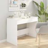 fehér szerelt fa íróasztal 101 x 50 x 76,5 cm