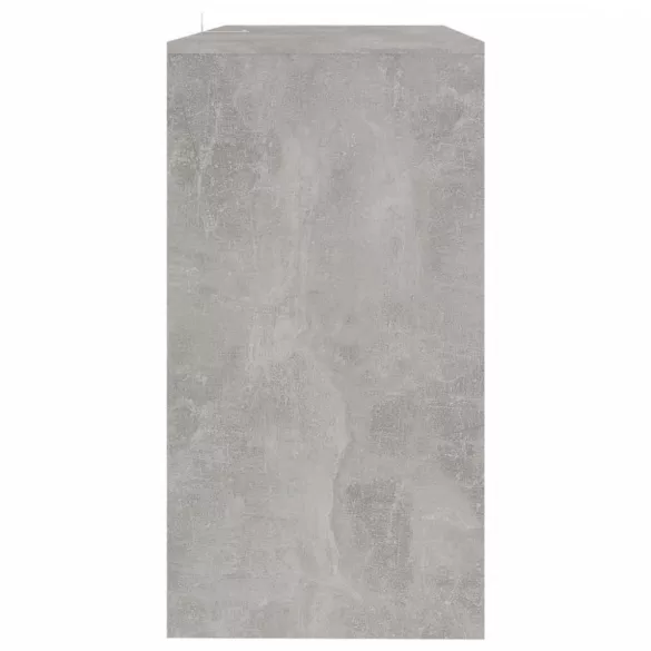 betonszürke szerelt fa tálalóasztal 89x41x76,5 cm