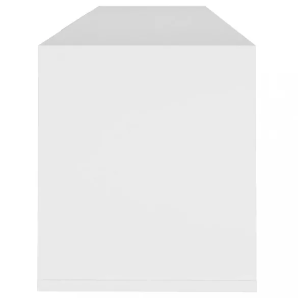 fehér szerelt fa TV-szekrény 120 x 30 x 40,5 cm