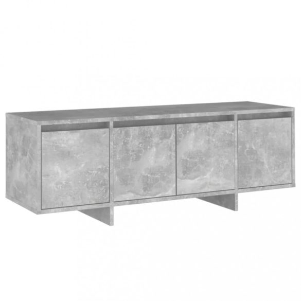 betonszürke szerelt fa TV-szekrény 120x30x40,5 cm