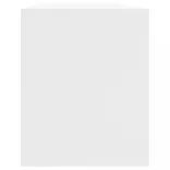 fehér szerelt fa TV-szekrény 130 x 35 x 50 cm