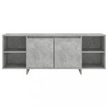 betonszürke szerelt fa TV-szekrény 130x35x50 cm