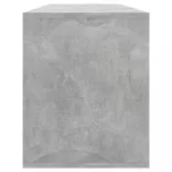 betonszürke szerelt fa TV-szekrény 130x35x50 cm