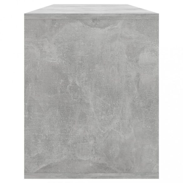 betonszürke szerelt fa TV-szekrény 130x35x50 cm