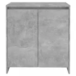betonszürke szerelt fa tálalószekrény 70x41x75 cm