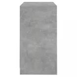 betonszürke szerelt fa tálalószekrény 70x41x75 cm