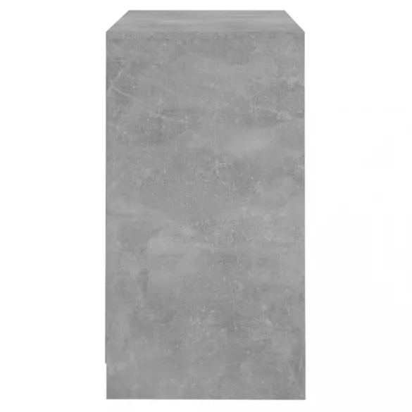 betonszürke szerelt fa tálalószekrény 70x41x75 cm