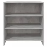 betonszürke szerelt fa tálalószekrény 70x40,5x75 cm