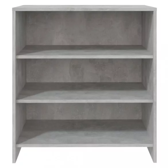 betonszürke szerelt fa tálalószekrény 70x40,5x75 cm