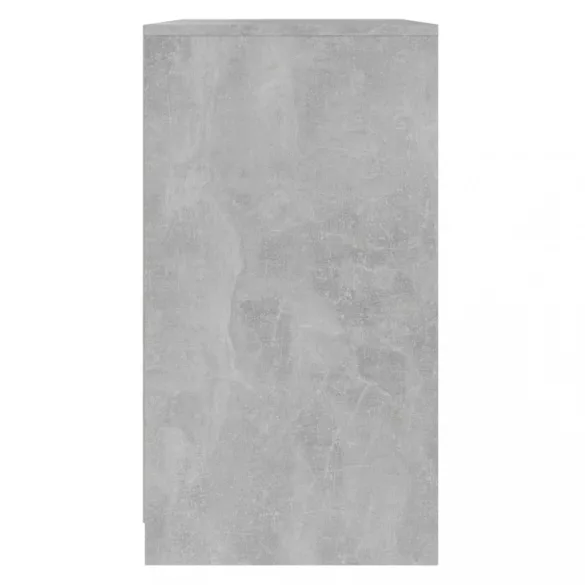 betonszürke szerelt fa tálalószekrény 70x40,5x75 cm