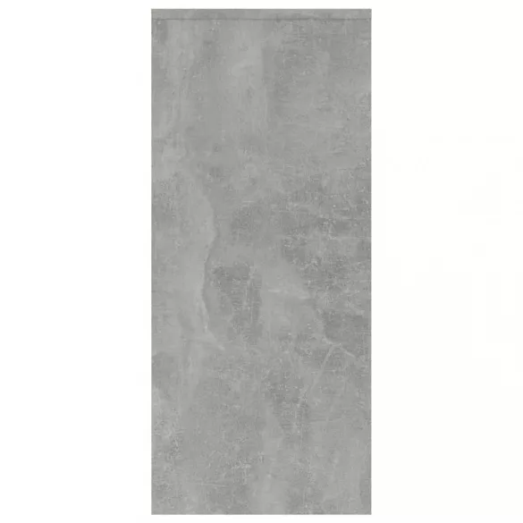 betonszürke szerelt fa tálalószekrény 102 x 33 x 75 cm