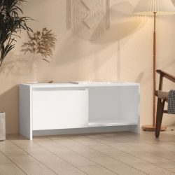 fehér szerelt fa TV-szekrény 90 x 35 x 40 cm