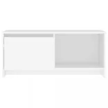 fehér szerelt fa TV-szekrény 90 x 35 x 40 cm