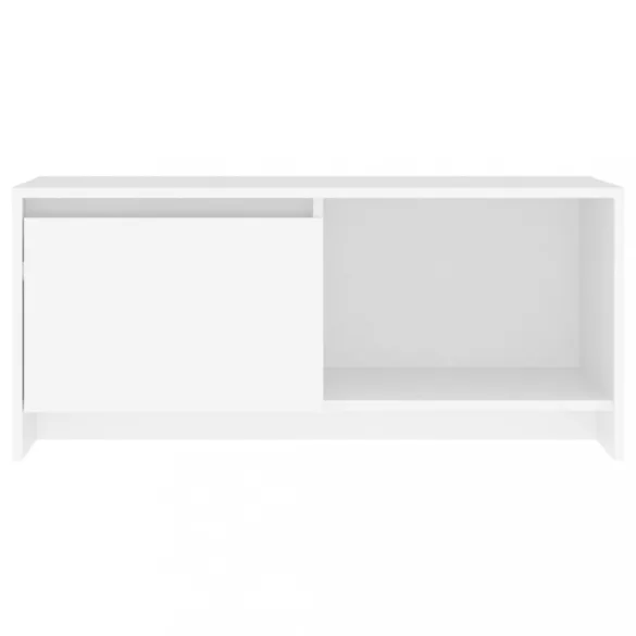 fehér szerelt fa TV-szekrény 90 x 35 x 40 cm