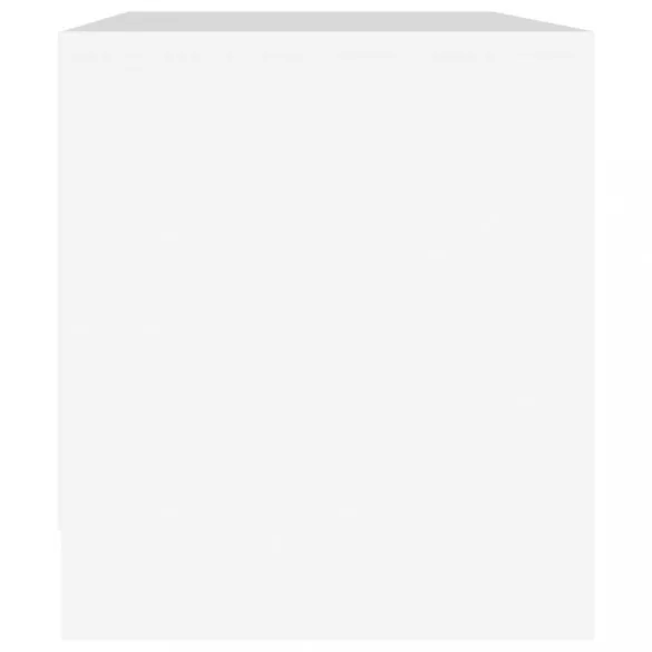 fehér szerelt fa TV-szekrény 90 x 35 x 40 cm