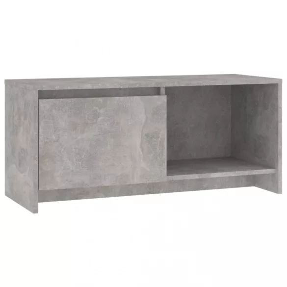 betonszürke szerelt fa TV-szekrény 90x35x40 cm