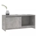 betonszürke szerelt fa TV-szekrény 90x35x40 cm
